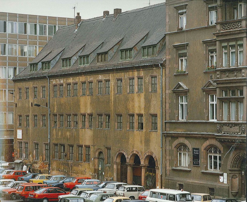 Die Alte Nikolaischule vor der Sanierung 1991–1994