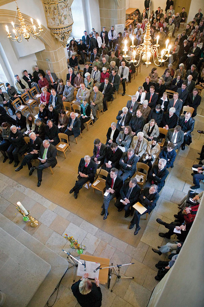 Die Eröffnung der Ausstellung in der Schlosskirche Torgau