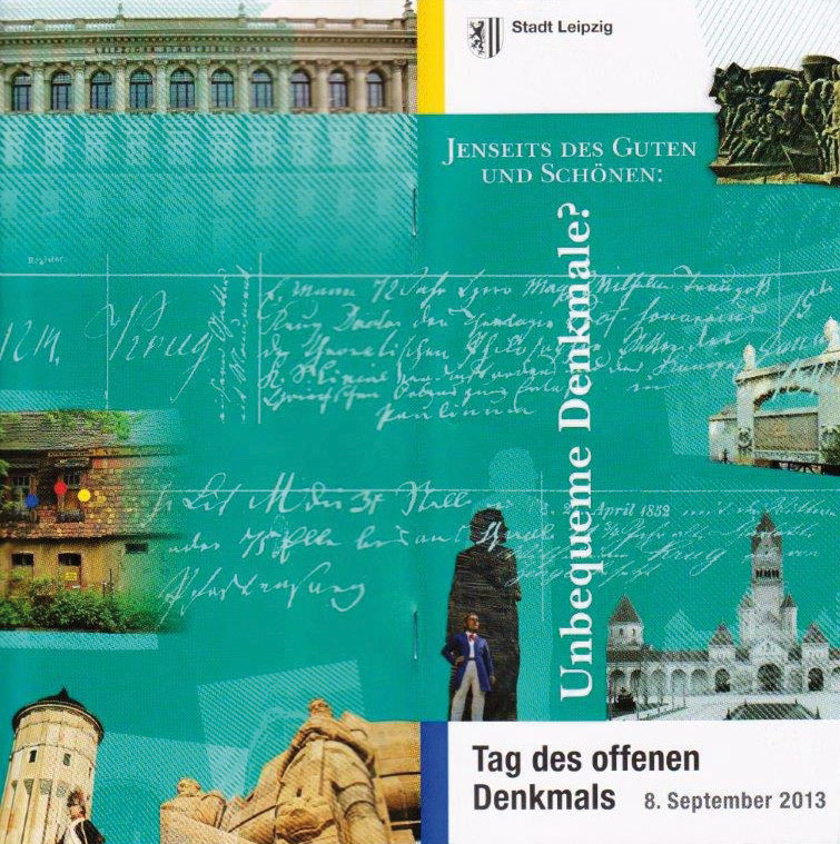 Veranstaltungsbroschüre der Stadt Leipzig zum Tag des offenen Denkmals 2013